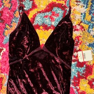 Free People velvet dress